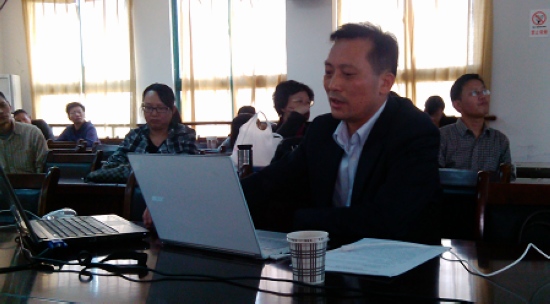 公司特邀柏贵喜教授作重大科研项目申报经验交流会